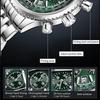 Men Watches Luxury Chronograph Date Waterproof Male Clock Steel Band Quartz Wristwatch