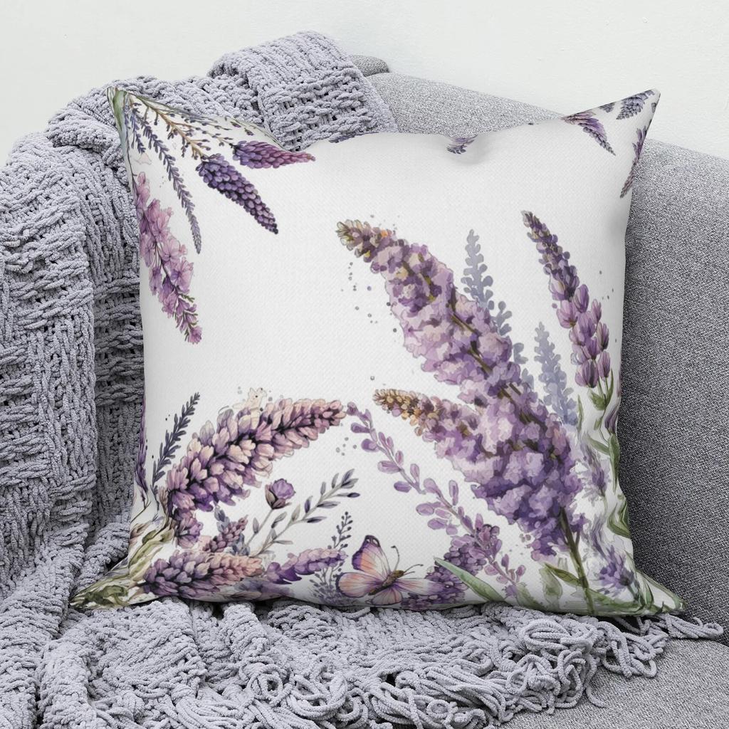 Modern Sofa Pillow Cover Living Home Decor Tropical Flower   Decorative Cushion  Throw