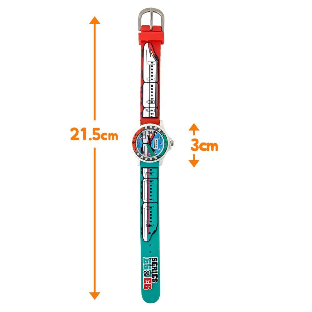 JR Official Shinkansen Kids E5 E6 Komachi Hayabusa Linked Watch JR East Train Goods Watch Boys Watch Outdoor Analog Display Girls Boys & Children's