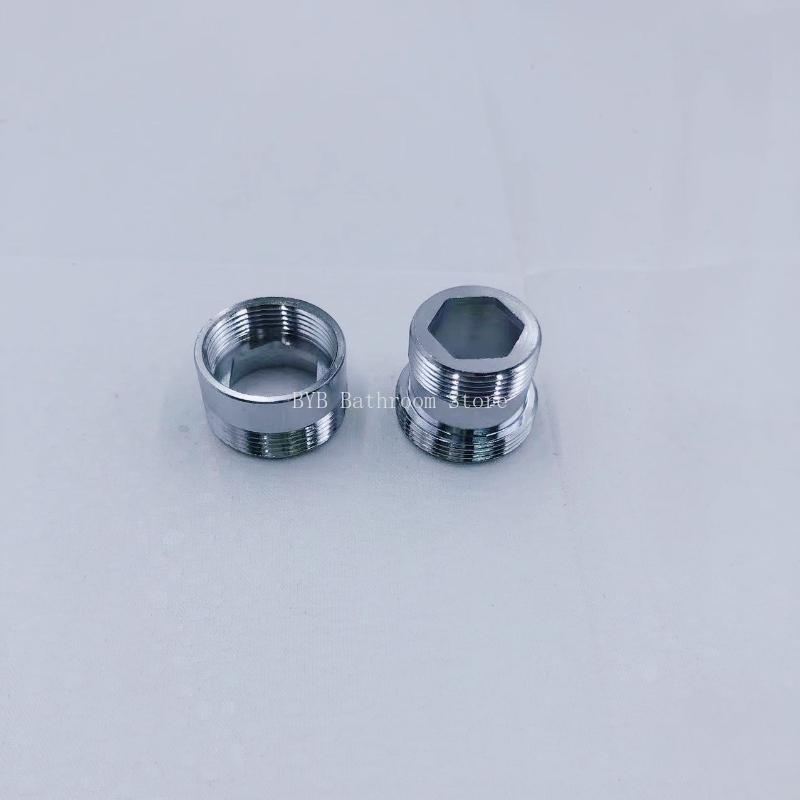 Edelstahl M22 auf M19 Adapter - Gewindeverbindung für Garten-/Küchenarmatur, Wasserhahn & Wasserreiniger