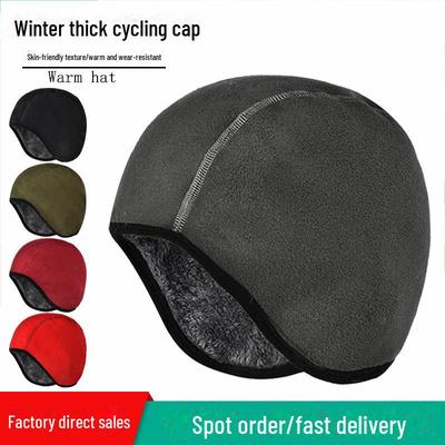 Herren Winter Radmütze aus Polarfleece mit winddichtem Ohrenschutz zum Skifahren und Bergsteigen.