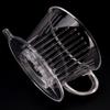 Klar Kaffefilterkopp Kon Drip Dripper Tillverkare Bryggare Hållare Plast Återanvändbar