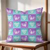 Gift for Lover Cushion Cover Natural Linen Organic Fabric DoubleSided Printing Couch Pillow Covers Home Decor