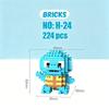 Micro Building Blocks Charmander Pikachu Action Figures Gengar Mini Bricks Model Diy Puzzle Toy For Kids Toys Gift