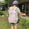 Schoolbag new cute backpack large capacity Korean version of student schoolbag women's high value simple fashion versatile travel backpack