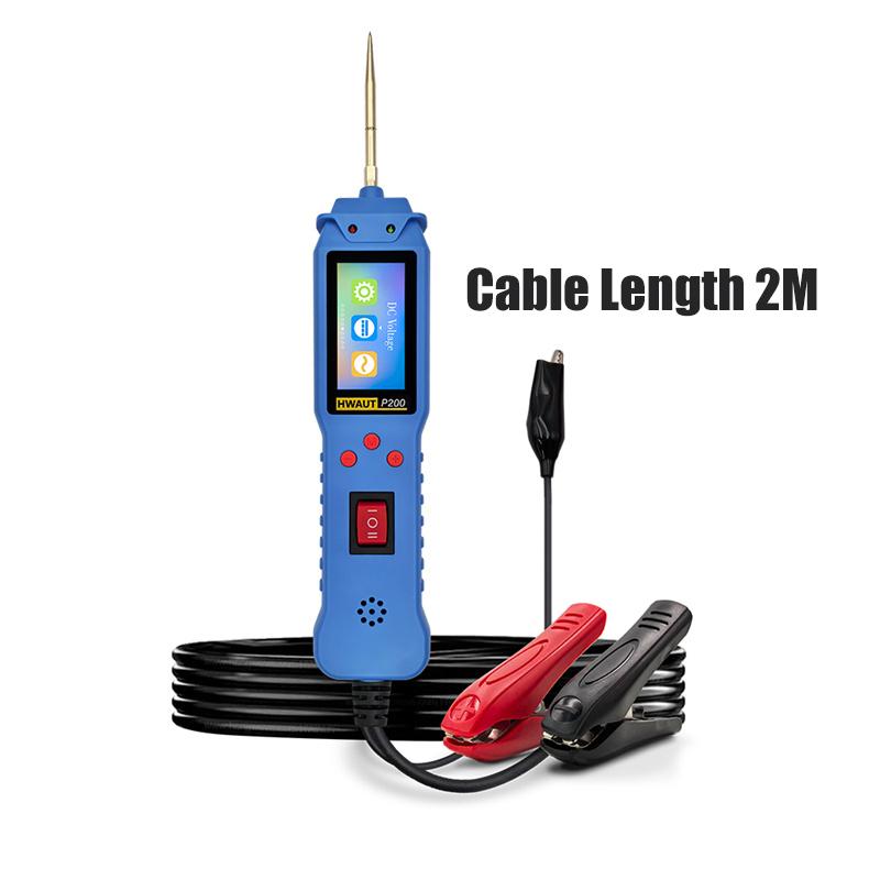 P100 P200 Automotive Circuit Tester 12V/24V Power Probe Diagnostic Tool TFT Screen Oscilloscope & PWM Output Overload Protection