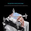 Silent Desktop CPU Cooler with 4 Copper Pipes, 12cm Tower Fan, Colorful LED, and Temperature Control for LGA2011/x79/x99 Sockets.