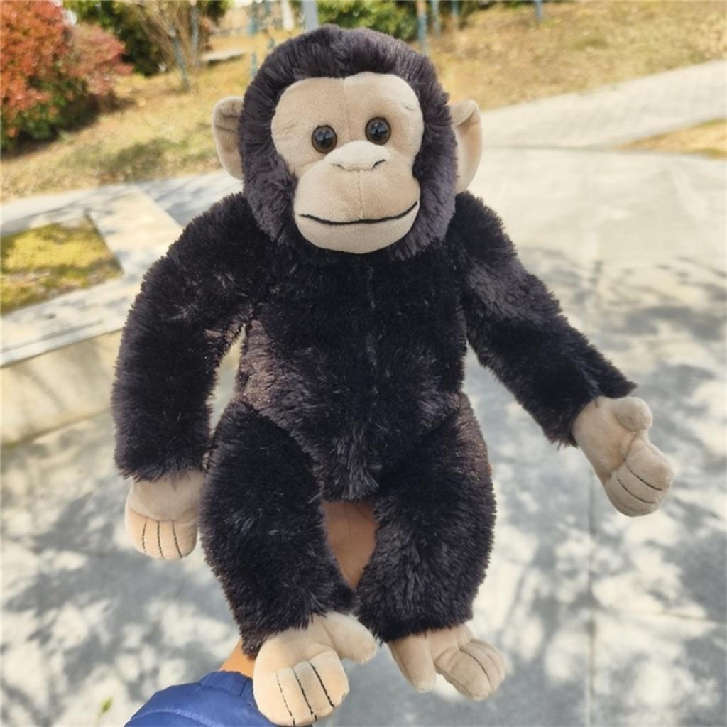 Black Chimpanzee Plush Toy - Orangutan Doll - Suitable For Hugging, Children's Birthday Gift For Boys And Girls