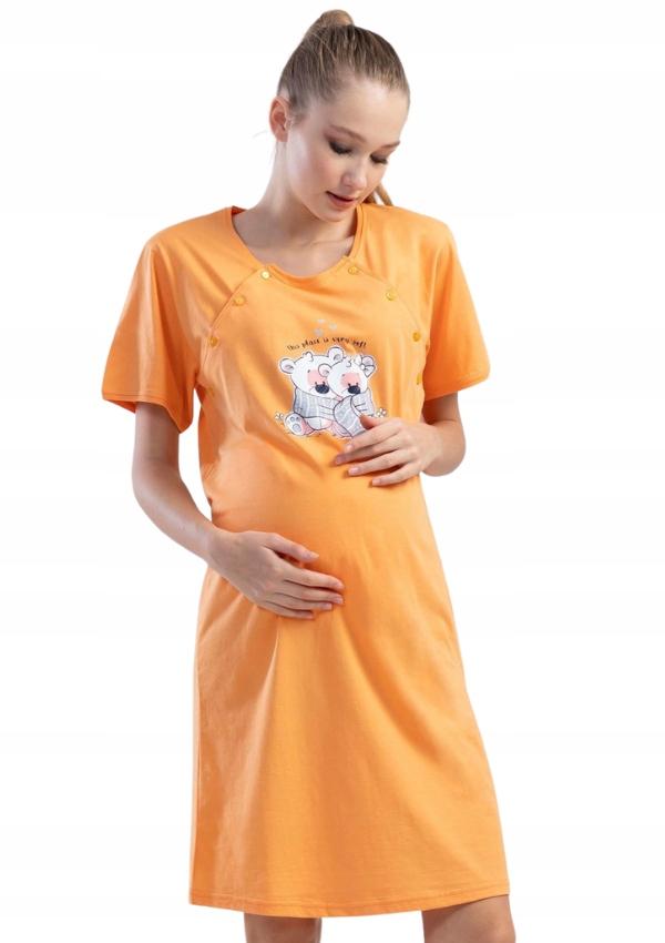 Koszula Nocna Do Karmienia Vienetta Xxl 44 Ciążowa
