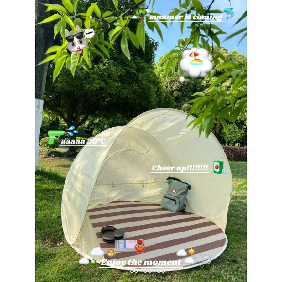 Tappetino da Spiaggia Tenda da Interno Tenda da Campeggio Esterna Tappetino Pop-Up per Bambini Tappetino Automatico da Gioco per Famiglia