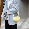 Einfarbig Jelly-Farbe Erbsenbeutel Japanischer und Koreanischer Stil Nischen-Design Einfache Unterarm-Schultertasche Handtasche Damen