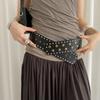Snap Button Rivet Waist Belt Gothic Dress Jeans Belt Fashion Wide Women's Belt  Streetwear