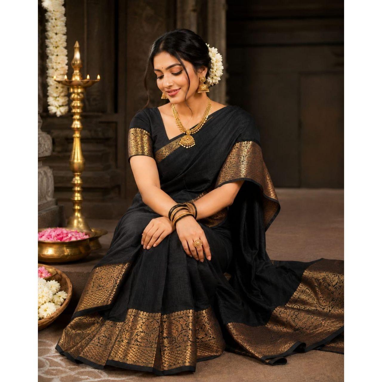 Exclusive New Launch Linen Silk Saree Collection