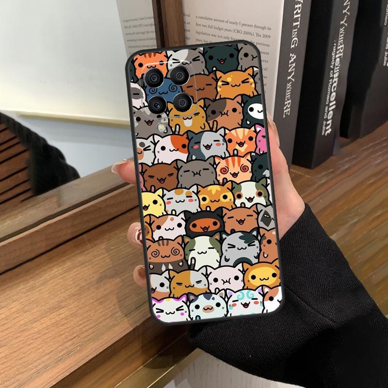 

Забавный милый чехол с котиками для Samsung Galaxy M20 M14 M34 M54 M13 M23 M33 M53 M21 M51 M30s M31s M12 M32 M52 Samsung M31