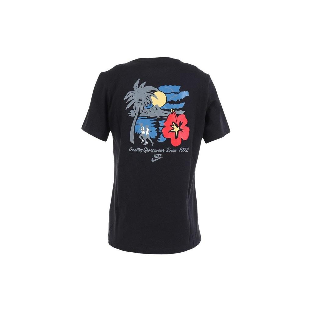 Nike Round Neck Logo Print Short Sleeve T-Shirt Men T-Shirts Black HF5533-010
