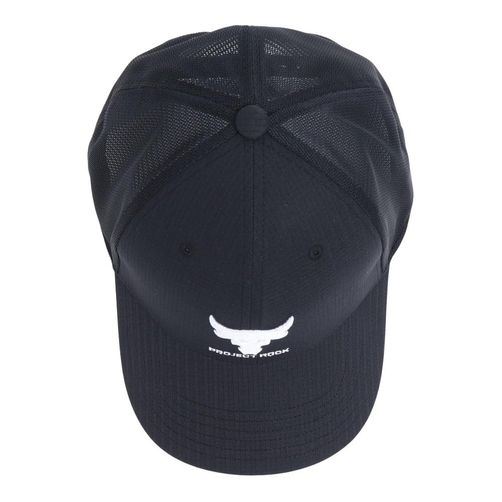 Under Armour Project Rock Trucker 1369815 Size x Cap, Black, 003, 57-60cm (Black White/F/Men's)