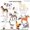Mini Animal Growth Cycle Toys: Butterfly, Rooster, Ant, Frog, Sea Turtle, Dragonfly