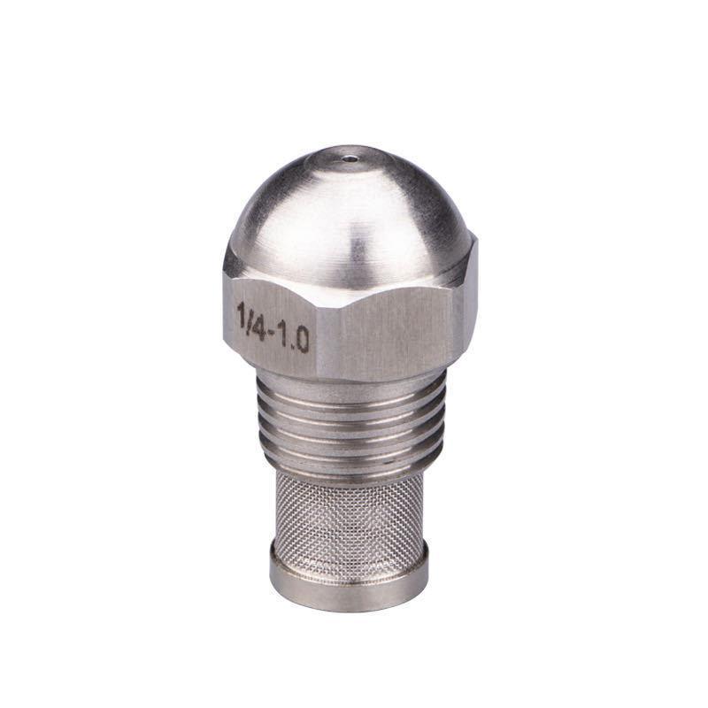 Stainless Steel 1/2" Fine Atomizing Nozzle for Fuel Injection, Humidification, & Mist Cooling.