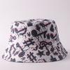 Digital printing small edge bucket hat spring and summer double-sided can wear outdoor sunshade basin hat spot