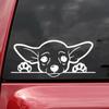 Lykx Cute Chihuahua Dog Car Sticker Exterior Accessories Vinyl Decals for Trucks Vans SUV Windows Walls Cups Laptops