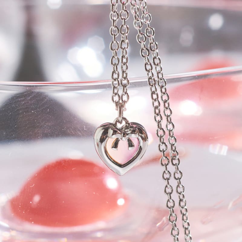 Noonoo fingers Ballet Rosa Halskette_rosa Perlmutt