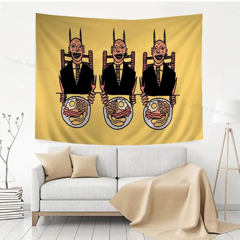 

Креативный мультфильм Декоративный гобелен Офисный Гостиный Гобелен Домашний Настенный Декор Гобелен 100x75cm