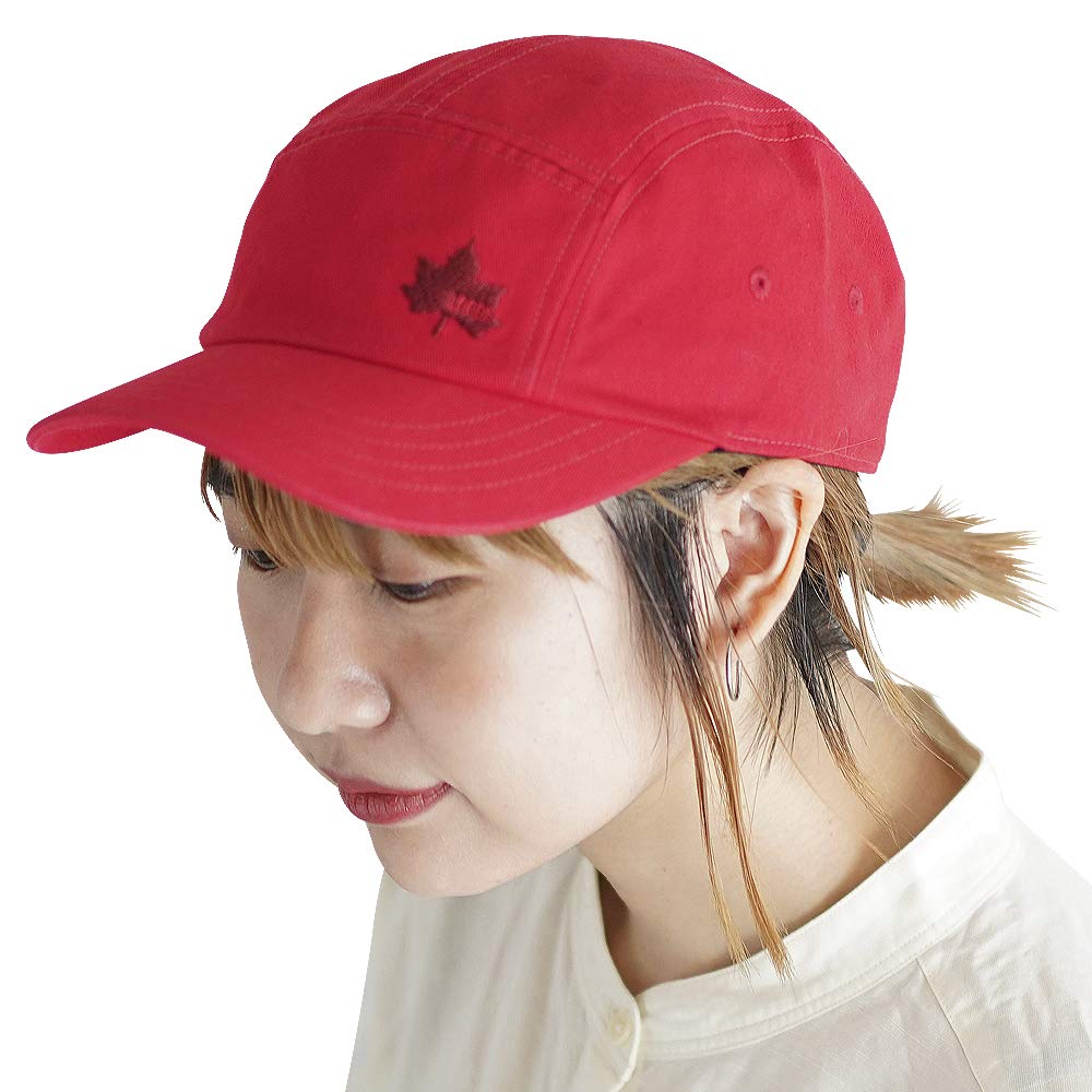 LOGOS Twill Jet Cap circumference approximately Washed one size fits and solid winter [Head 57-59cm/Red] finish, all, men's women's, cotton, casual,