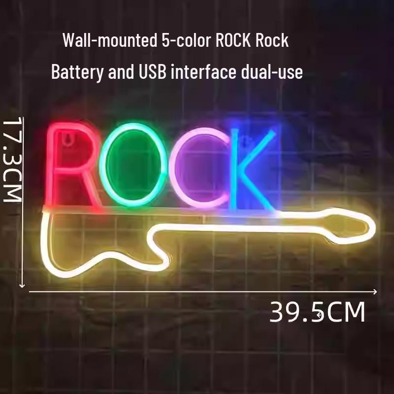 LED Neon Butterfly & Planet Wall Light - Decorative E-sports, Bar, and Photo Prop Night Light