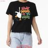 Funny Silly Goose On The Loose T Shirt Retro Humorous Casual Top Vintage For Everyday Wear Breathable Slightly Vintage
