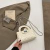 Niche diamond chain bag women's new spring and summer fashion portable commuter shoulder crossbody small square bag