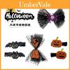 Halloween Haarbänder für Haustiere mit skurrilen Kürbis- und Spinnenaccessoires für Hunde und Katzen