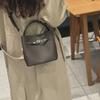 Nuova Borsa Secchiello Intrecciata in Vera Pelle per Donna, Strato Superiore Pelle di Mucca, Borsa a Spalla/a Mano Versatile