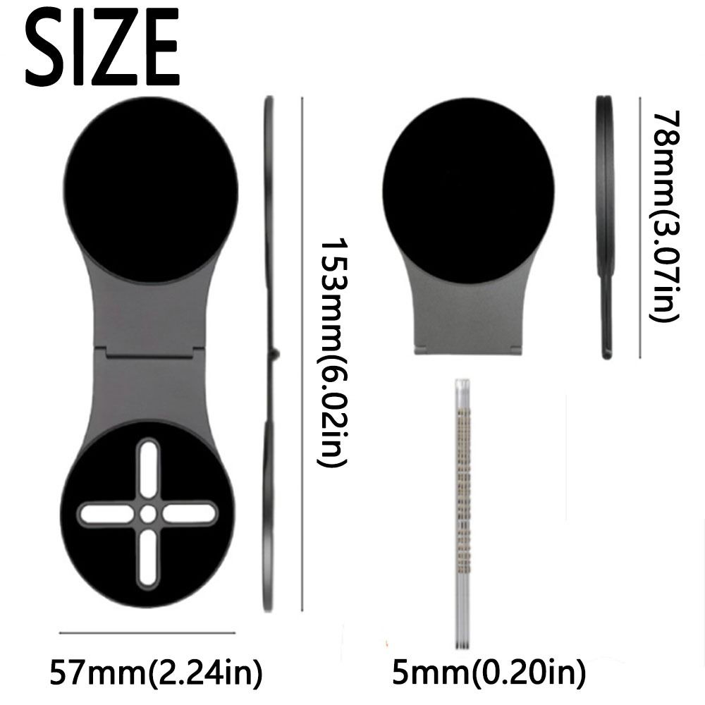 Foldable Magnetic Phone Holder Reversible Expansion Phone Holder  Travel Essentials