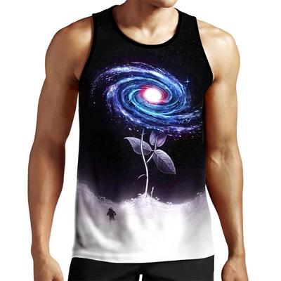New Summer 3D Graffiti Printing Tank Top Children Fashion Funny Sports Vest Harajuku Gym Cool Tank Top Men Ropa Hombre Clothing