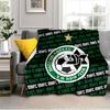 Maccabi Fußball Club Bedruckte Decken Weiche Flanelldecken für Sofa Bett Geschenke für Männer Frauen Picknickdecke Weihnachtsgeschenke