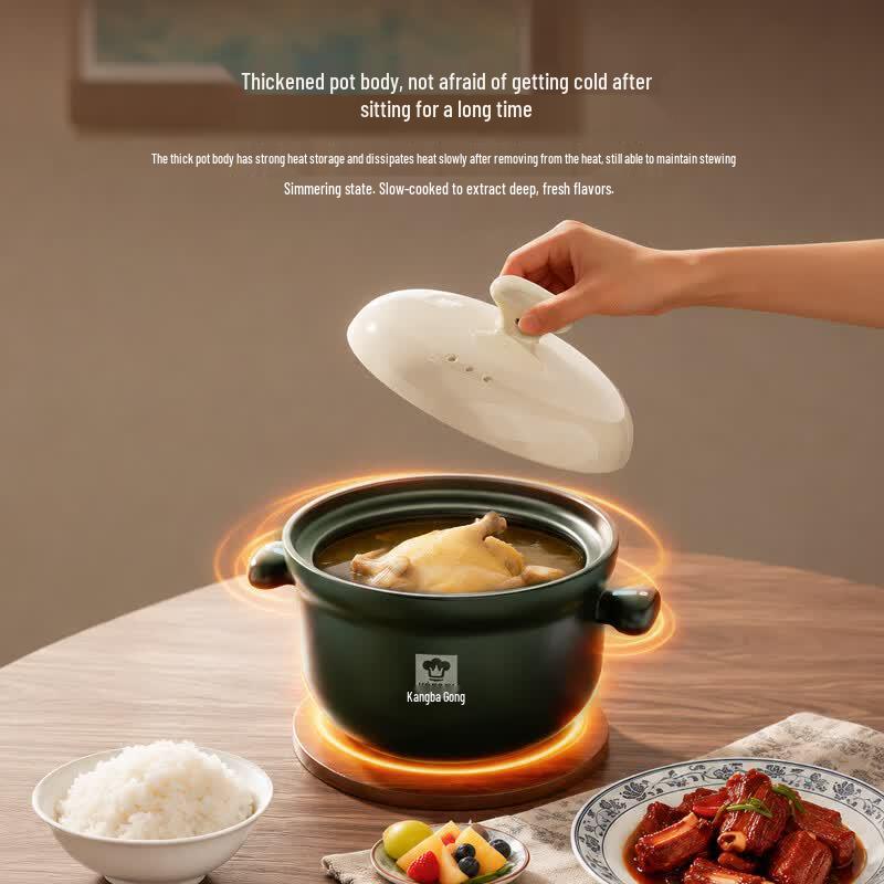Kangbakh Double Mineral Titanium Ceramic Casserole Pot