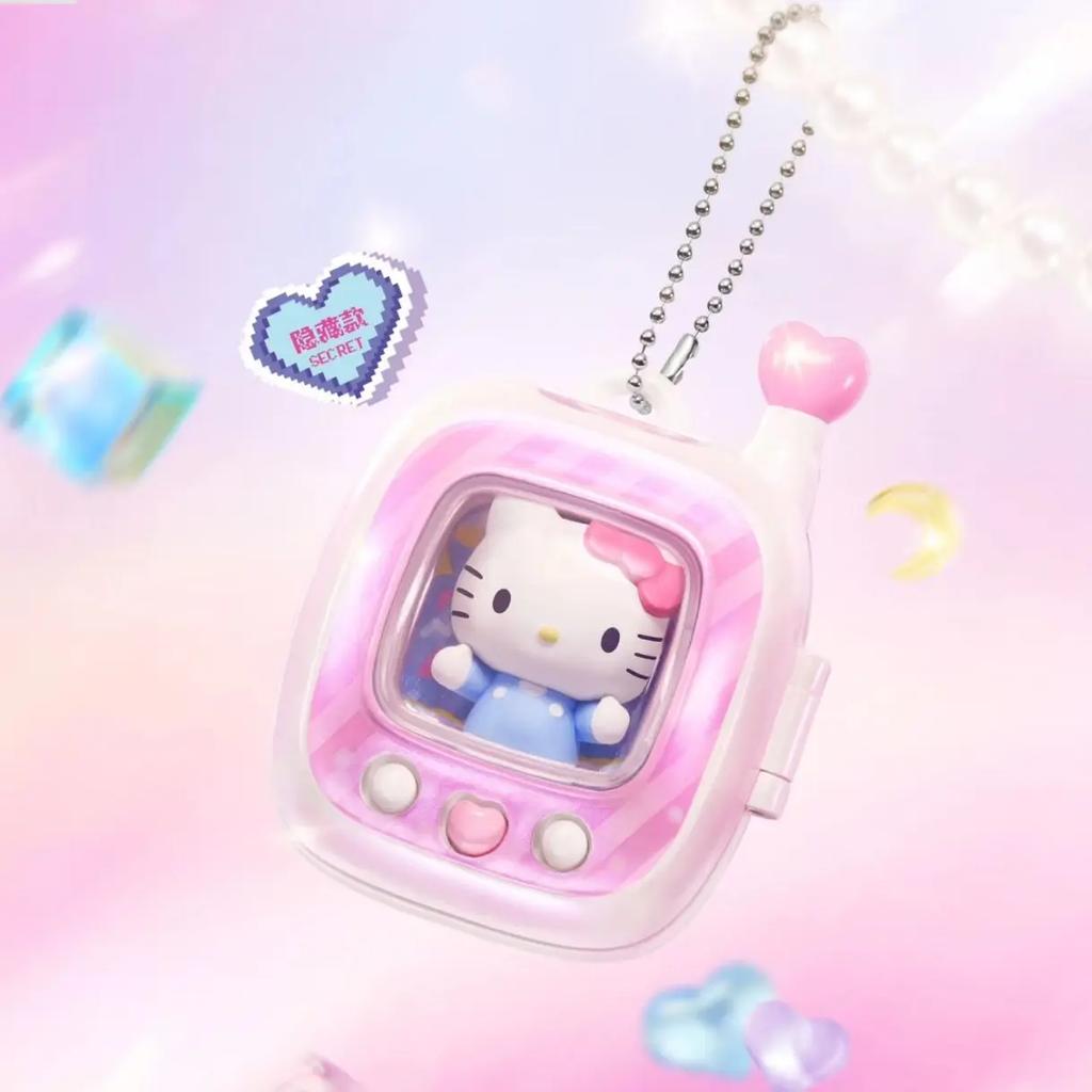 San  Rio Characters Pocket Elf Series Pendant Kuromi Cartoon Anime Figure Mystery Box Cute Girls Birthday Gift