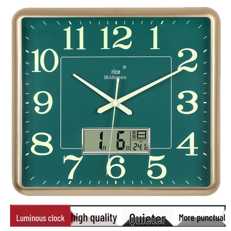 Silent Quartz Wall Clock for Living Room & Bedroom – Stylish and Simple Design
