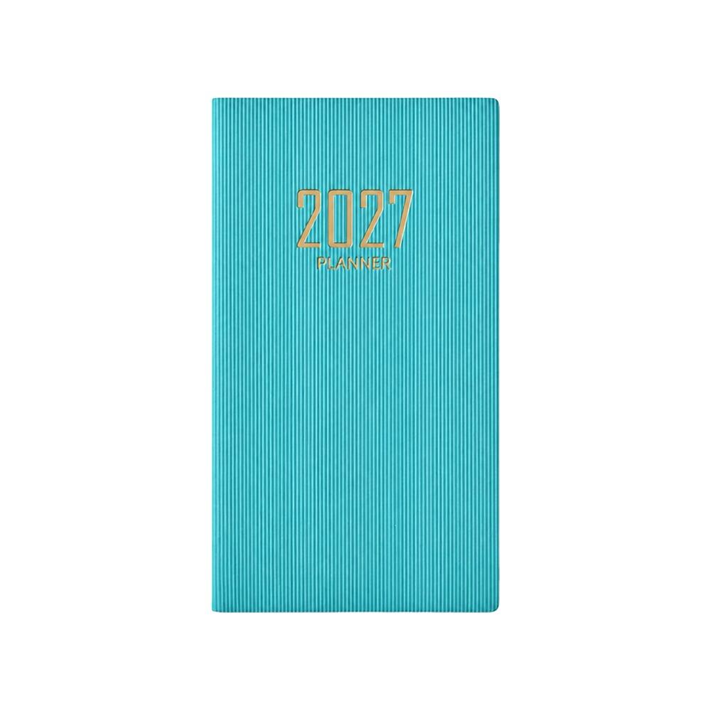 English 2027 Agenda Book A6 Diary Weekly Planner Portable To Do List English Notepad Students