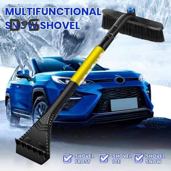 

Лопата для снега 3-в-1 Эффективная защита автомобильной краски Удобная ручка Высокопрочная устойчивая к низким температурам щетка для льда
