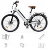 Elektrofahrräder Rower UcitySW Elektrisch Damen/Herren 250W 36V13Ah 90KM 26 Zoll 5 Gänge
