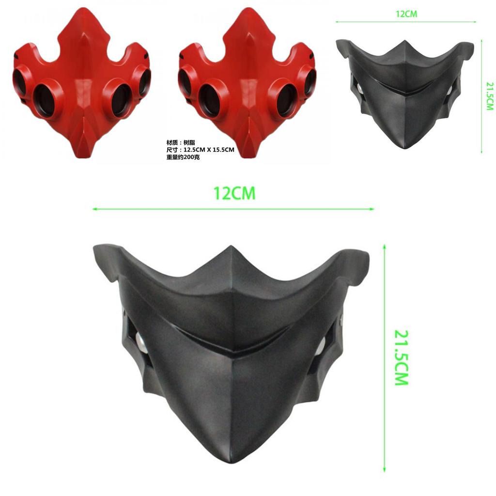 Tokyo Ghoul Kaneki Half Face Mask High Quality Latex Horror Cosplay Accessory For Halloween And Festivals