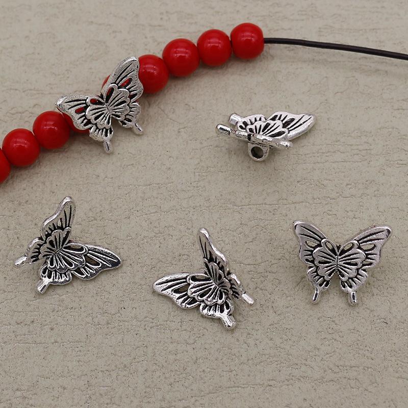 Náušnice Prsten Náhrdelník s korálky motýlů Slitina Korálky DIY Šperky