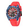 MEGIR Men's Watches Luxury Analogue Sport Chronograph Luminous Clock Silicone Strap Quartz Military Wristwatch Reloj Hombre 2209
