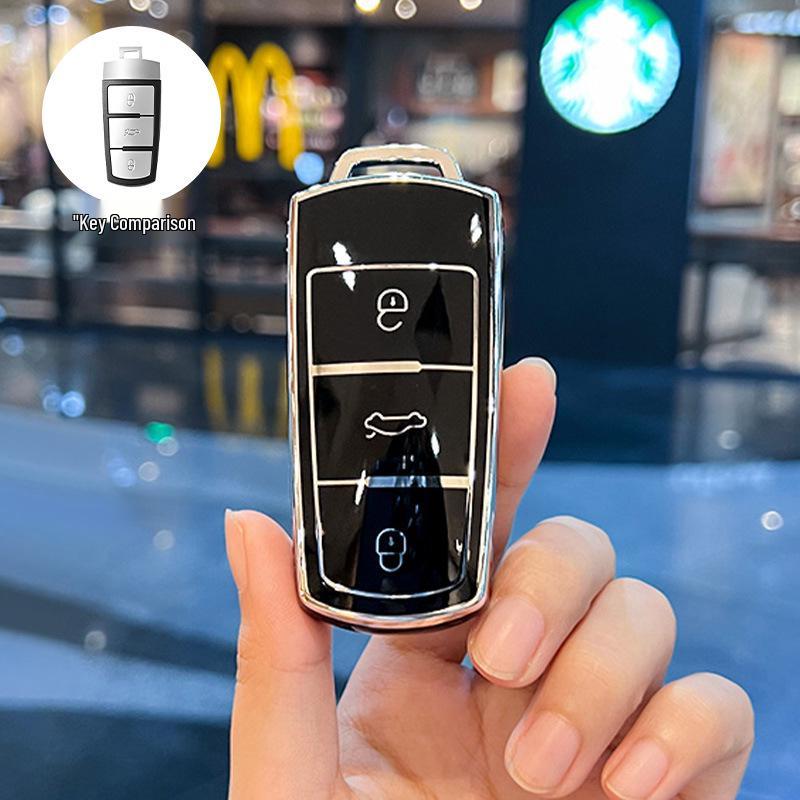 High-Grade Protective Case for Volkswagen Old Magotan B7, 2013-2016 CC Models Key Fob