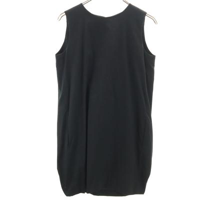 YOKO CHAN Made In Japan No Sleeve Knee-length Dress 38 Black Series Women Used