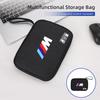2025 Hot Car Styling Digital Storage Bag Portable USB Data Cable Plug Case For BMW 1 3 5 Series X1 X4 X5 X7 G20 G38 F20 F39 F48