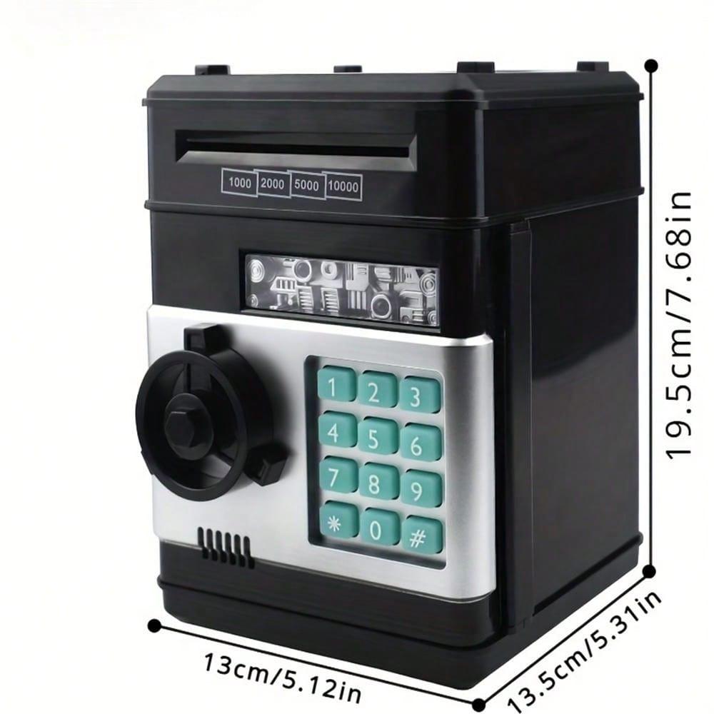 Piggy Bank, Electronic Coin Savings Bank With Password Protection, ATM Savings Bank Coin Reel Storage Box, Creative Money Storag