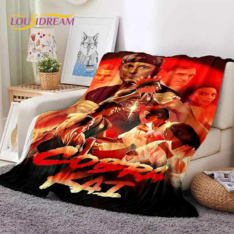 3D Cobra Kai Classics TV Amanda Karate Soft Flannel Blanket for Beds Bedroom Sofa Picnic,Throw Blanket for Cover Outdoor Leisure