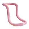 Weighted Fitness Hoop Portable Soft Spring Hoop Quiet Design Foldable Waist Toning Hoop Waist Training Circle for Fat Burning